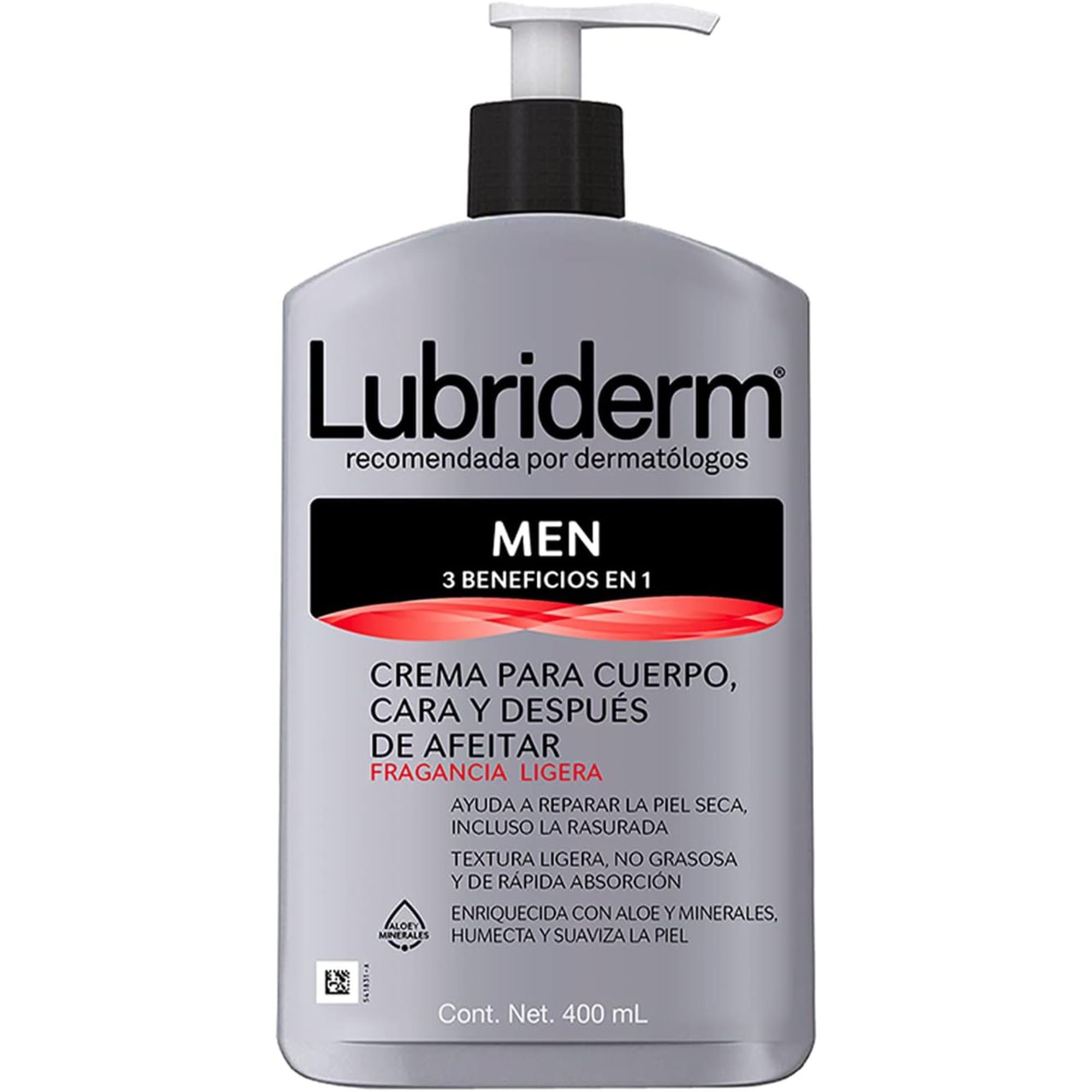 Lubriderm 3-in-1 Body Moisturizers for Men, Lotion for Extremely Dry Skin, Facial & Body Lotion for Dry Skin, Hydrating Cream $23.50 Per Unit