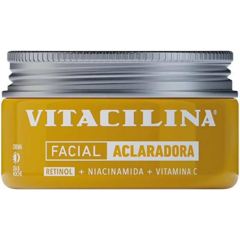 Vitacilina Facial Clarifying Cream Crema Facial Aclaradora with Retinol, Niacinamide & Vitamin C for Day & Night Use