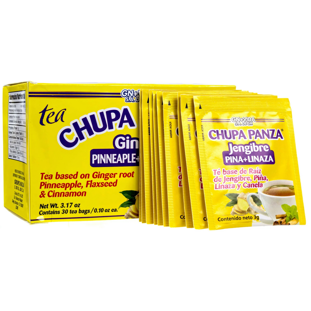 Chupa Panza Detox Diet Tea Jengibre Te Chupa Pansa para Perdida de Peso 30ct $13.45 Per Unit