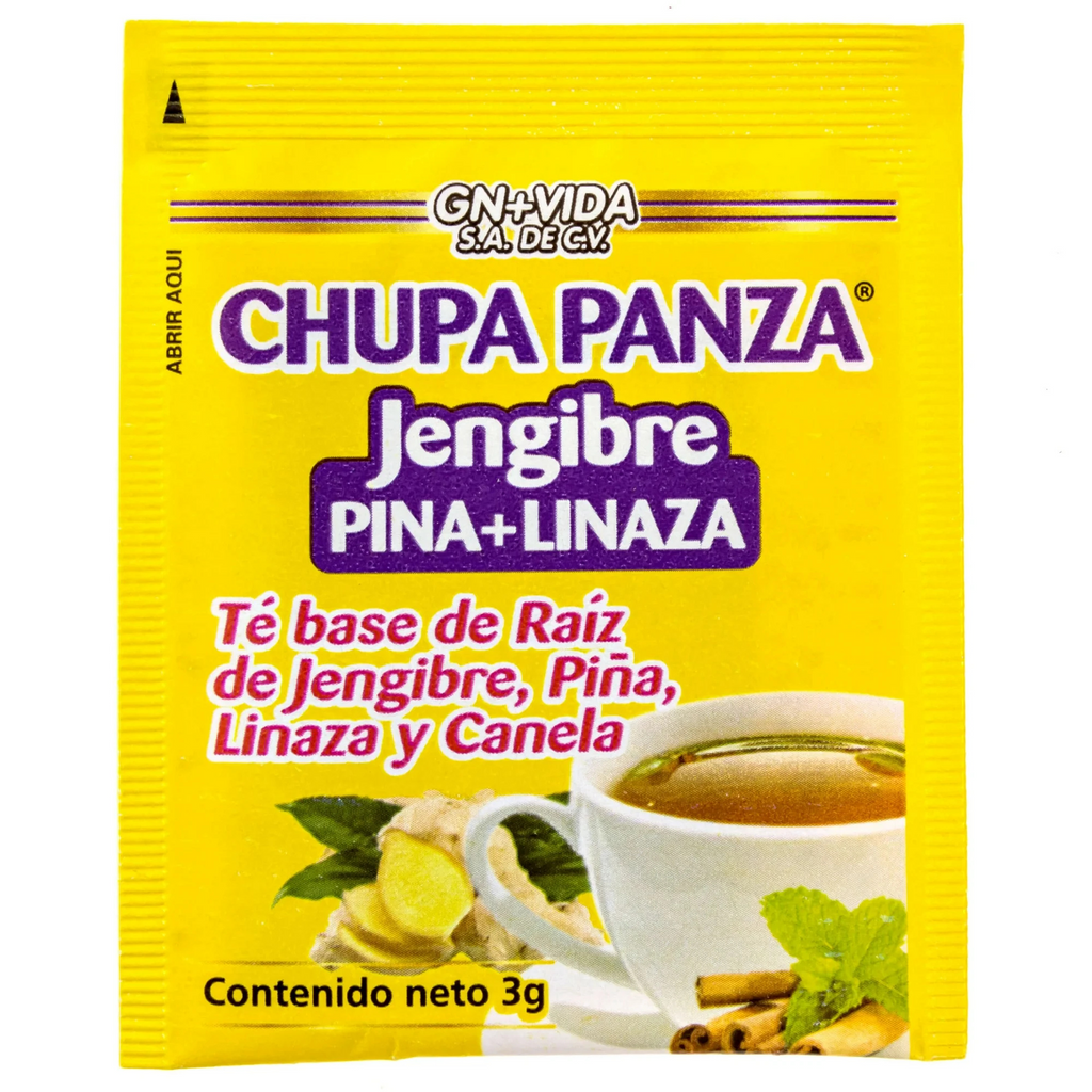 Chupa Panza Detox Diet Tea Jengibre Te Chupa Pansa para Perdida de Peso 30ct $13.45 Per Unit
