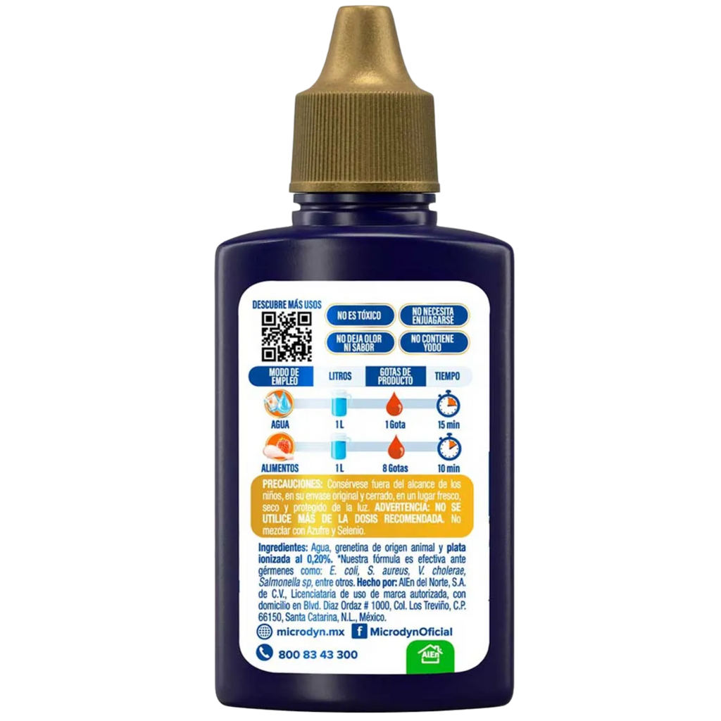 Microdyn 15 mL Veggie Wash - Fruit and Vegetable Wash Solution - Effective Fruit Cleaner and Vegetable Cleaner - Natural Fruit and Veggie Wash for Safe Consumption$11.48 Per Unit