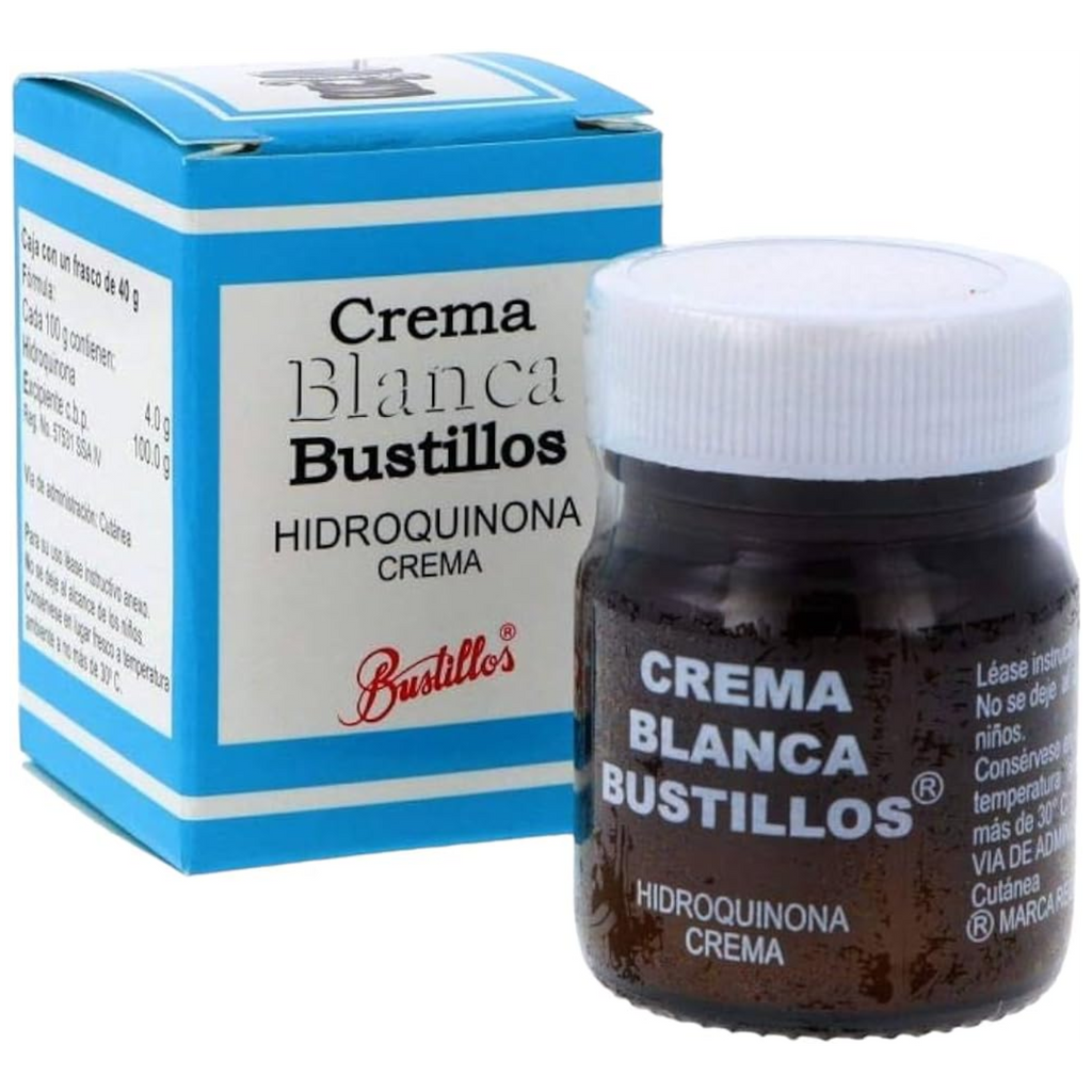 Bustillos White Cream - Remedy for Dark Spots, Hyperpigmentation Treatment for Face, Acne Scars and Dark Spot Remover - Crema Blanca Bustillos 1.41 oz