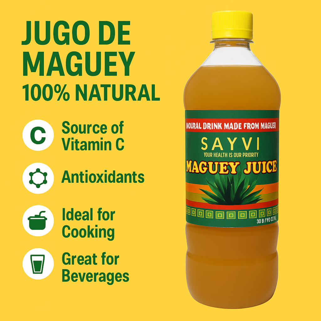SAYVI 33.8 fl oz Maguey Juice - Agave Syrup, Agave Nectar, Agave Syrup Organic - Premium Quality Natural Sweetener for Cooking and Baking, Pure Vegan Alternative to Honey $22.99 Per Unit