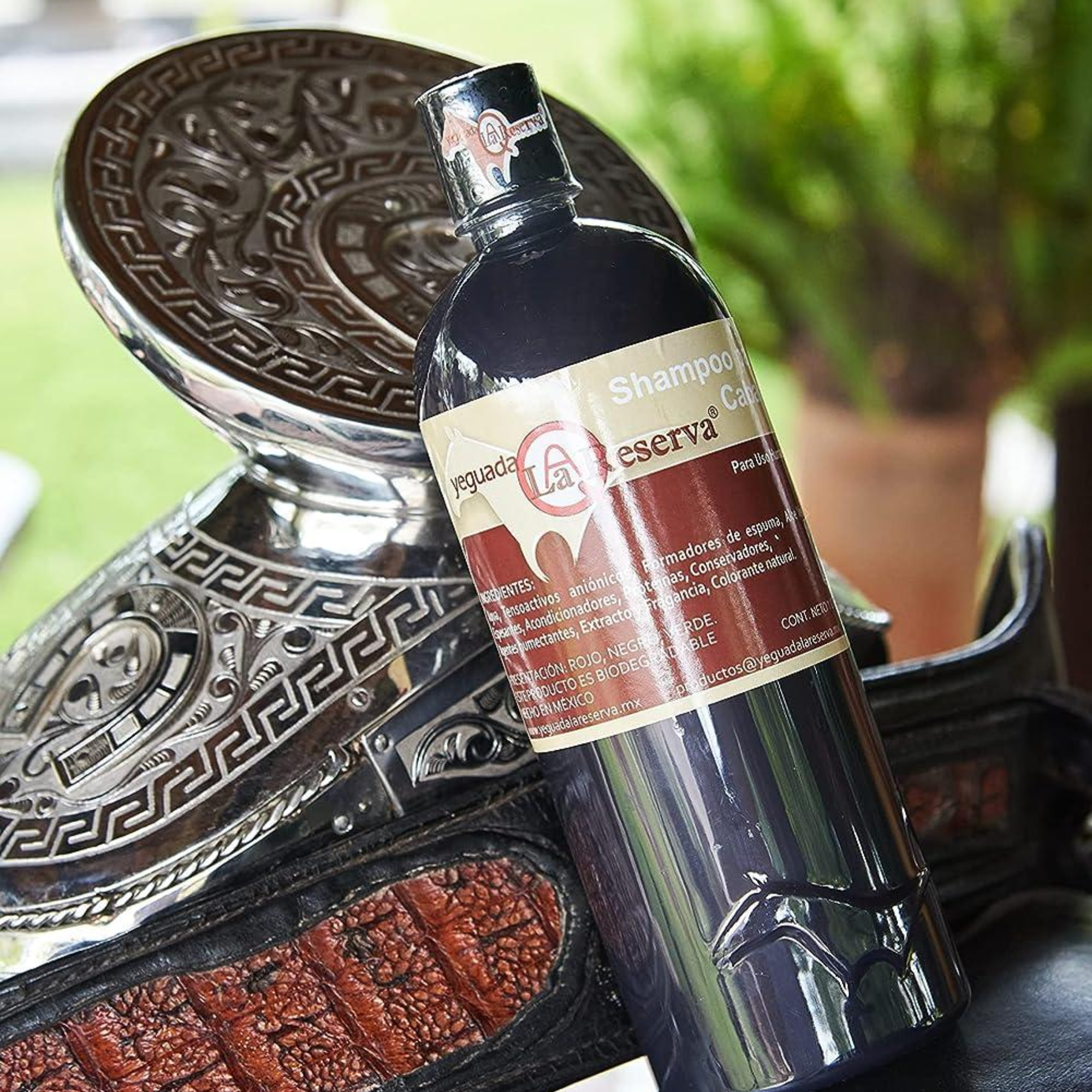 Yeguada La Reserva Black Horse Shampoo for Human Use, Large 1 Liter (33.8 fl oz) Bottle, Deep Cleansing & Nourishing Hair Wash, For All Hair Types, Ideal for Dark Hair $22.31 Per Unit