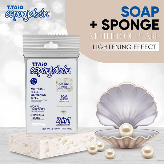 Taio Esponjabon Concha Nacar Mother of Pearl Soap Sponge